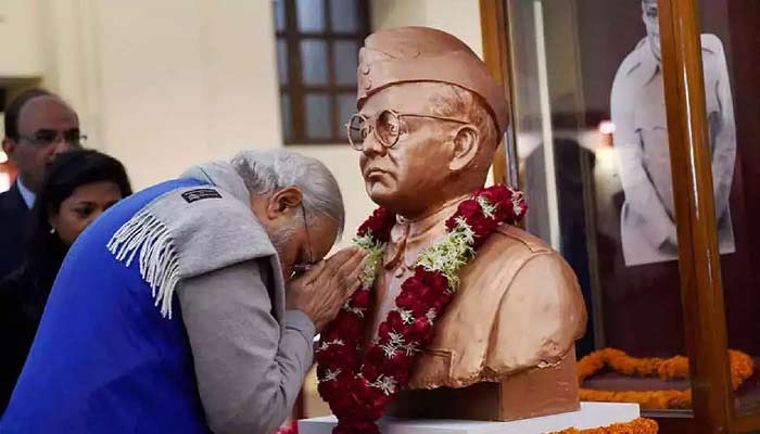 Pradhani Modi paid tribute to Netaji Subhash Chandra Bose