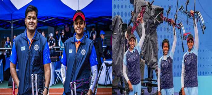 Indian archers write history in Archery World Cup-2024