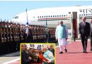 Prime Minister Narendra Modi arrived in Moscow and was greeted by Russia