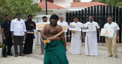 Annamalai protested by whipping Himself 6 Times